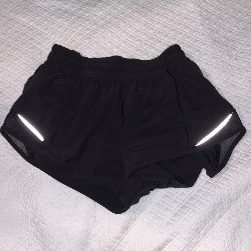 Lululemon black hotty hot shorts!!